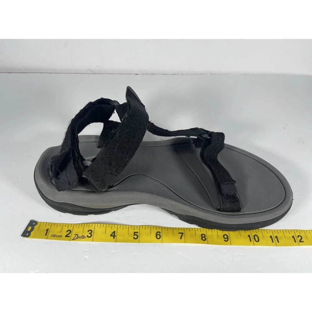Highland Creek Men's Sport Sandals Black Gray Strappy Outdoor Hiking Shoes11/12